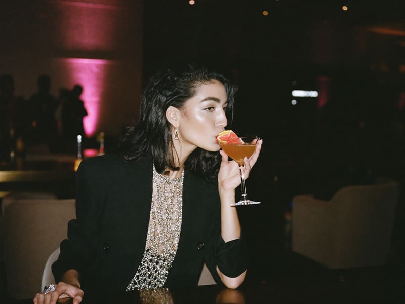 A glamorous night out