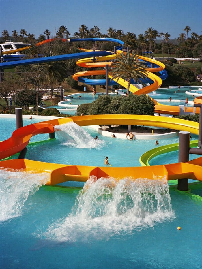 Family day at the waterpark
